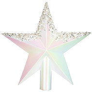 Atmosphera Christmas tree star, 22 cm, white - Christmas Decoration