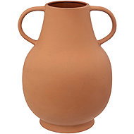 Atmosphera Ceramic vase, 33 cm, terracotta - Vase