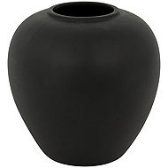 Atmosphera Ceramic vase ball RILY, 22 cm, black - Vase