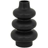 Atmosphera Black ceramic vase CLOTHILDE, height 25 cm - Vase