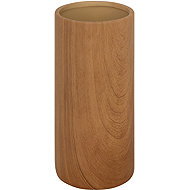 Atmosphera Ceramic vase SAO, wood effect, 20 cm - Vase