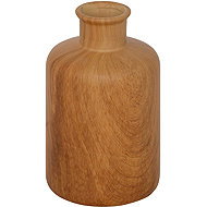 Atmosphera Ceramic vase SAO, wood effect, 17,5 cm - Vase