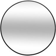 Atmosphera Round mirror in metal frame, diameter 38 cm, black frame - Mirror