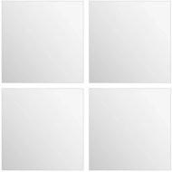 Atmosphera Adhesive square mirrors without frame 4 pcs - Mirror