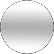 Atmosphera Large round mirror Alice, diameter 110 cm, black frame - Mirror