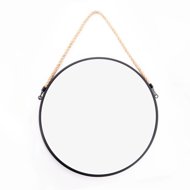 Atmosphera Hanging mirror in metal frame, diameter 37 cm - Mirror