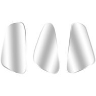 Atmosphera Mirror with irregular shape, without frame, 3 pcs - Mirror