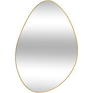 Atmosphera Asymmetrical mirror in gold frame Roman, 60 × 40 cm - Mirror