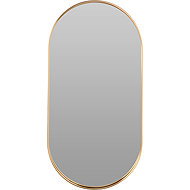 Home Styling Collection Oval mirror in gold frame, 50 × 25 cm - Mirror