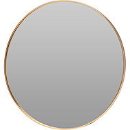 Home Styling Collection Golden round mirror, diameter 50 cm - Mirror