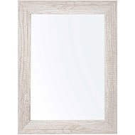 Giftdecor Wall mirror in wooden frame, 38 × 48 cm, beige - Mirror