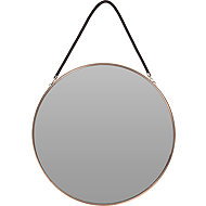 Home Styling Collection Decorative mirror, hanging, gold frame, diameter 38 cm - Mirror