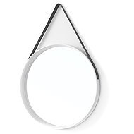 Giftdecor Decorative hanging mirror, diameter 53 cm, white - Mirror