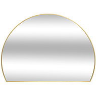 Atmosphera Alice semicircular hall mirror, metal frame, 90 × 65 cm, gold - Mirror