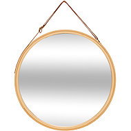 5five Simply Smart Round mirror in bamboo frame Lobee, diameter 38 cm - Mirror