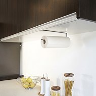 Yamazaki Paper towel holder under the shelf Tower 7116 black - Kitchen Towel Hangers
