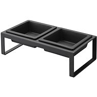 Yamazaki Pet Bowl Tower 4745 black - Cat Bowl