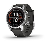 Garmin Fenix 7S Pro Solar Silver/Graphite Band - Smart Watch