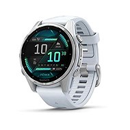 Garmin Fenix 8 43mm AMOLED Silver/Whitestone Band - Smart Watch