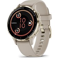 Garmin Venu 3S Cream Gold/French Gray Band - Smart Watch