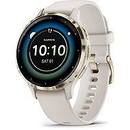 Garmin Venu 3S Cream Gold/Ivory Band - Smart Watch
