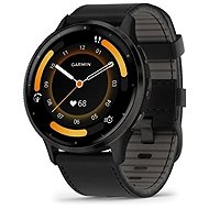 Garmin Venu 3 Slate/Black Leather Band - Smart Watch