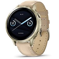 Garmin Venu 4 41mm Lunar Gold/LeatherBand - Smart Watch