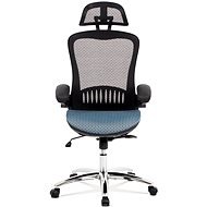 ARTIUM DRACO čierno/modrá - Kancelárska stolička