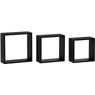 Berta fekete szett - Tároló polc