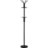 ARTIUM Věšák stojanový ALAN, výška 182 cm, černý - Věšák