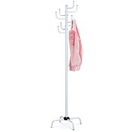 ARTIUM Standing coat rack ESKIL, height 182 cm, white - Coat Hanger