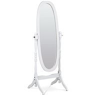 Stojací zrkadlo Brut biele - Zrkadlo