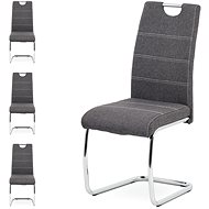 Jídelní židle Amela šedá, set 4 ks - Jídelní židle