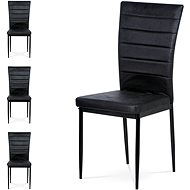 Jídelní židle Aldara černá, set 4 ks - Jídelní židle