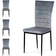 Jídelní židle Aldara šedá, set 4 ks - Jídelní židle