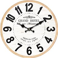 Wooden wall clock, diameter 34 cm - Wall Clock