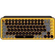 Logitech POP Keys Wireless Mechanical Keyboard With Emoji Keys Yellow - DE - Gaming Keyboard