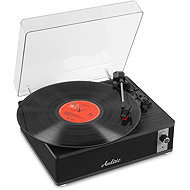 Audizio Irvine record player, LP player, Bluetooth, for every record format, black - Turntable