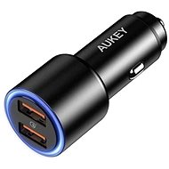 Aukey CC-Y17S Dual USB-A LED Car Charger - 36W - Car Charger