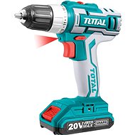 TOTAL-TOOLS Drilling screwdriver, 20V Li-ion, 2000mAh, industrial - Cordless Drill