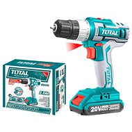 TOTAL-TOOLS Drilling screwdriver, 1x2000mAh, 20V Li-ion, 2h charger - Cordless Drill