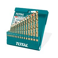 TOTAL-TOOLS Metal Drill Bits, Set of 19, HSS - Drill Set