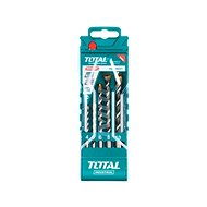 TOTAL-TOOLS Concrete drill bits, set of 5, industrial - Drill Set