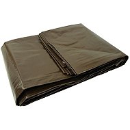 GEKO Waterproof PP/PE tarpaulin extra thick 200 g/m2, brown, 8 × 12 m - Tarp Cover