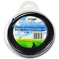 GEKO Mower string black, 2,7mm, 30m, hexagonal, nylon - Trimmer Line