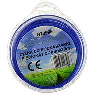 GEKO Mower string blue, 2,4mm, 30m, star profile, nylon - Trimmer Line