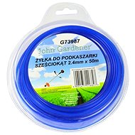 GEKO Mower string blue, 2.4mm, 50m, star profile, nylon - Trimmer Line