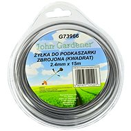 GEKO Mower string reinforced, 2.4mm, 15m, square profile, nylon - Trimmer Line
