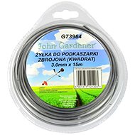 GEKO Mower string, reinforced, 3.0mm, 15m, square profile, nylon - Trimmer Line