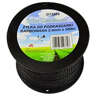 GEKOS Mower rope, 2,4mmx300m, corrugated profile - Trimmer Line
